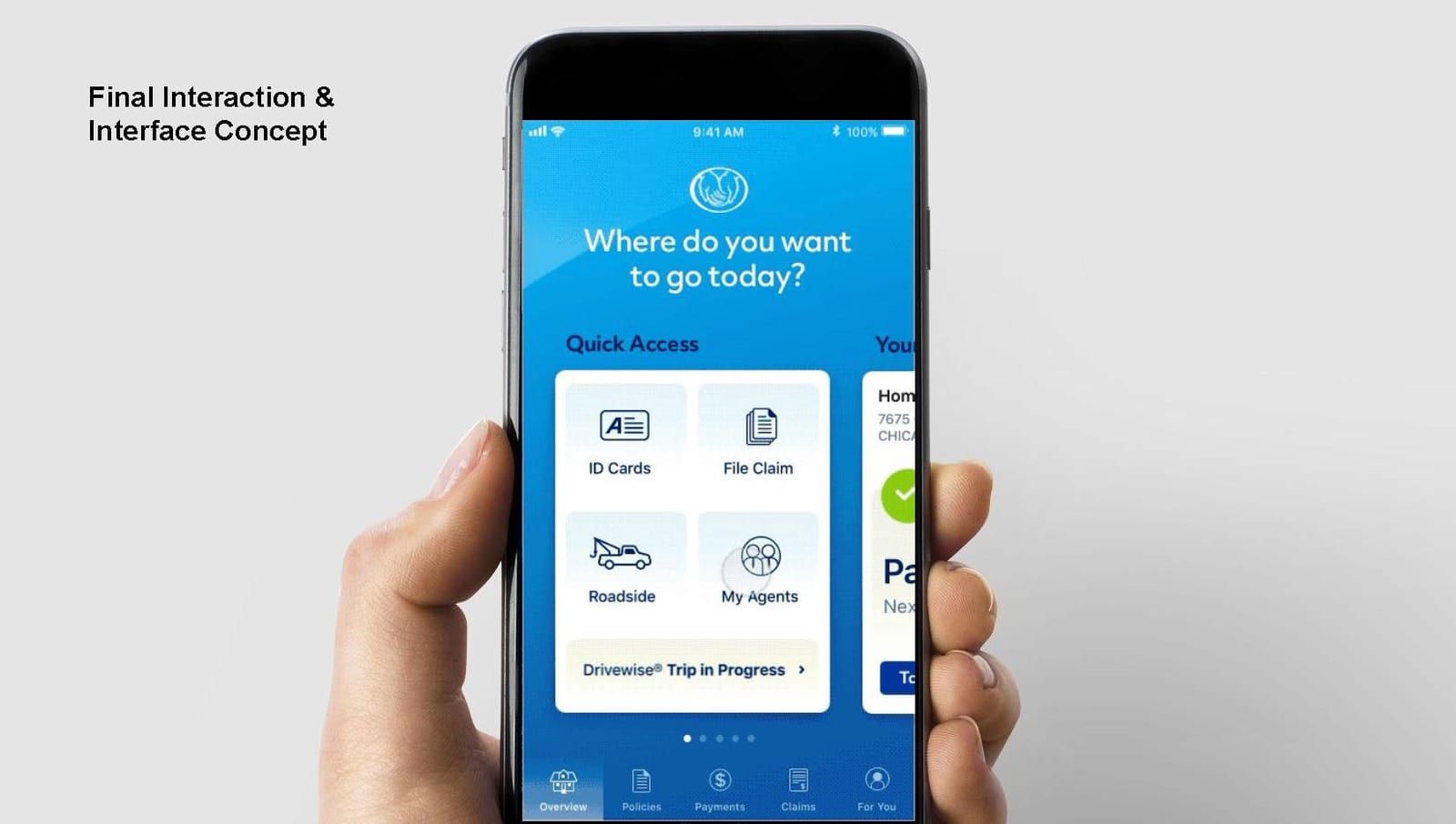 allstate-mobile-ui-ux-design screenshot 1 of 5