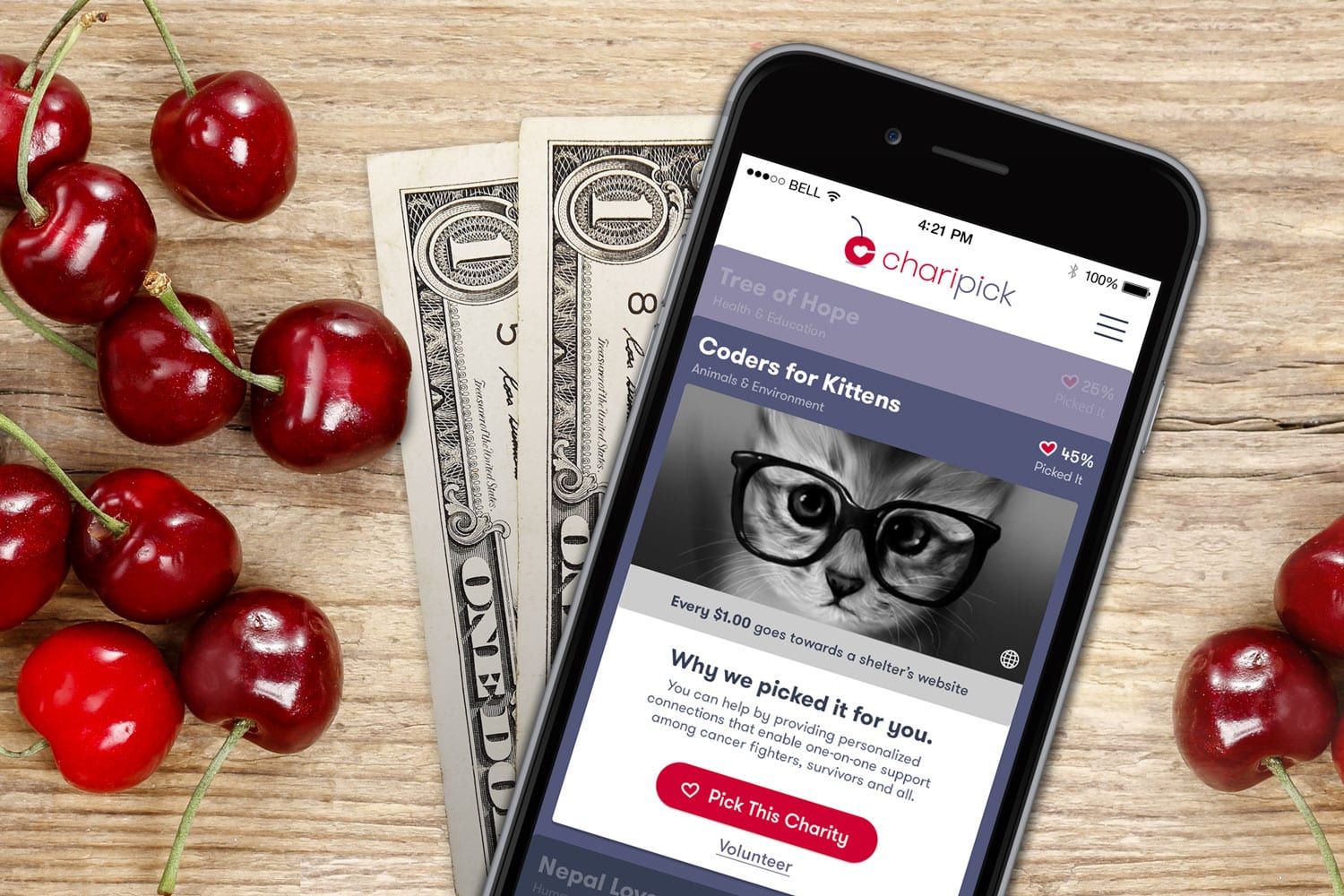 charipick-mobile-giving-platform screenshot 1 of 5