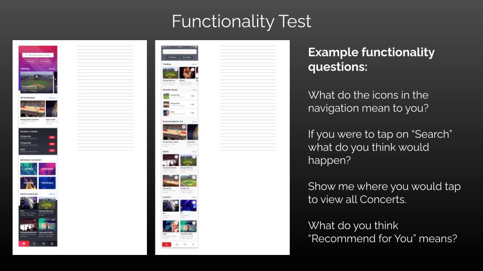 vivid-seats-mobile-ui-design — Design Exploration and Perception Testing (3 of 3)