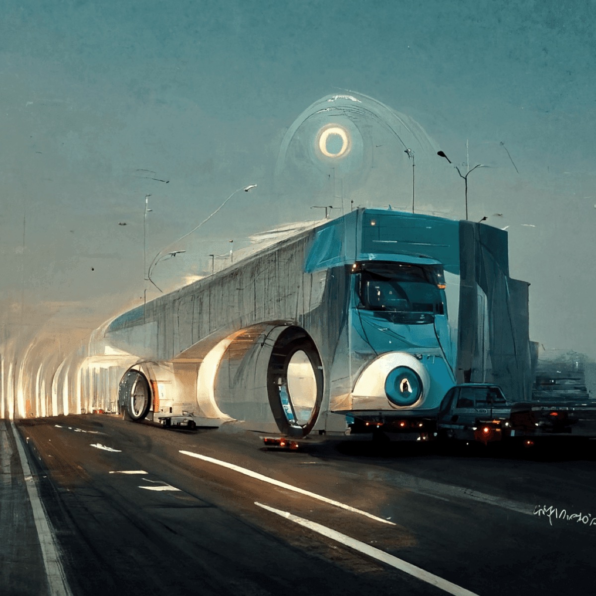 Fleet management system showing vehicle tracking and analytics